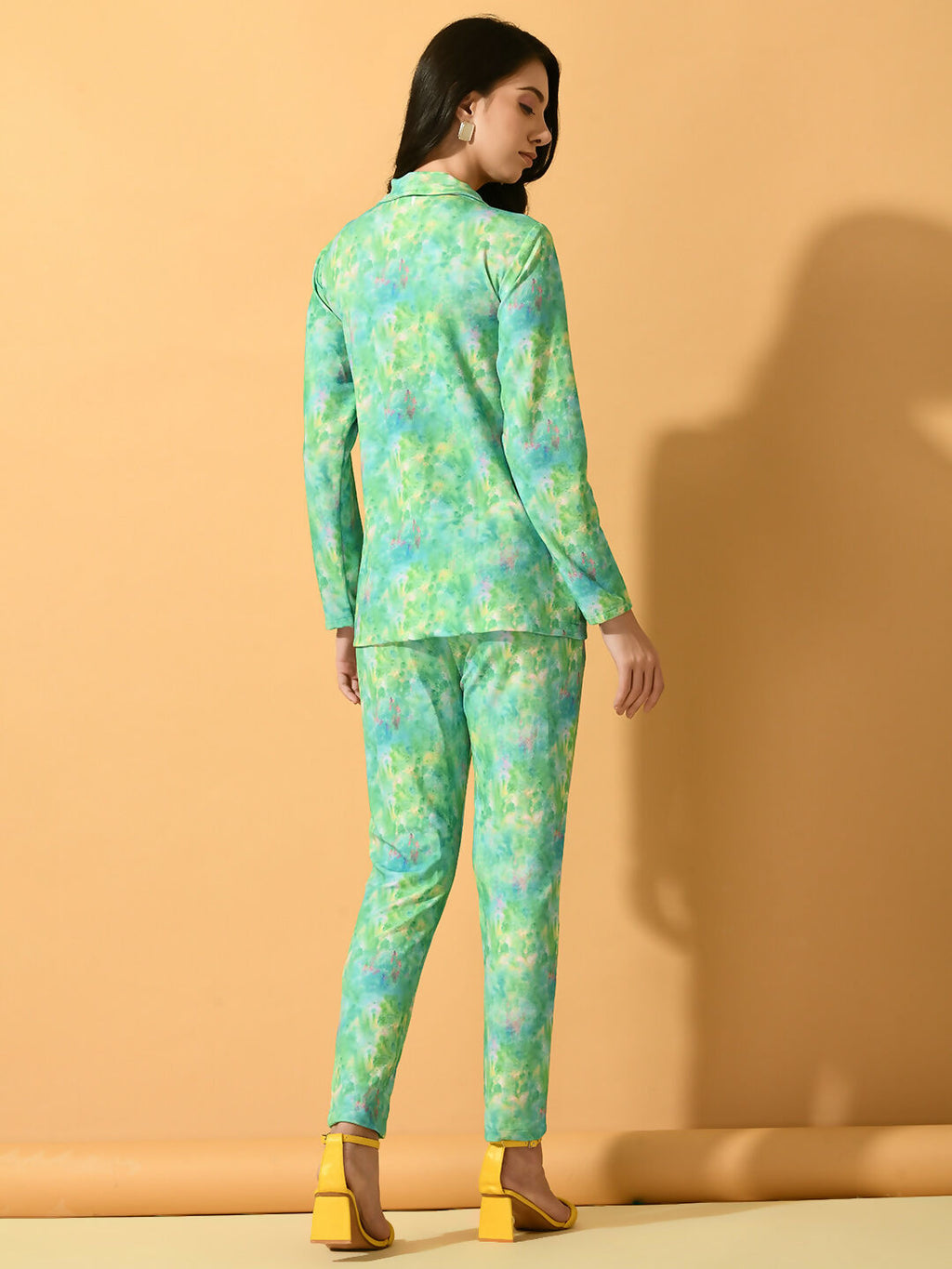 Myshka Women's Multi Printed Ombre Jacket