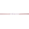 Indianvibez Bodh Intuition Boost Real Crystal Stone Rakhi With Authenticity Certificate