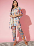 Myshka Multi Printed Women Bling & Sparkly Co-Ords