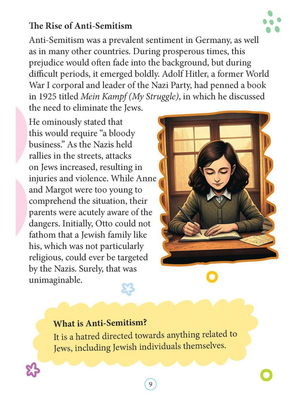 Dreamland Publications Anne Frank Icons of Inspiration Illustrated Biography For Kids