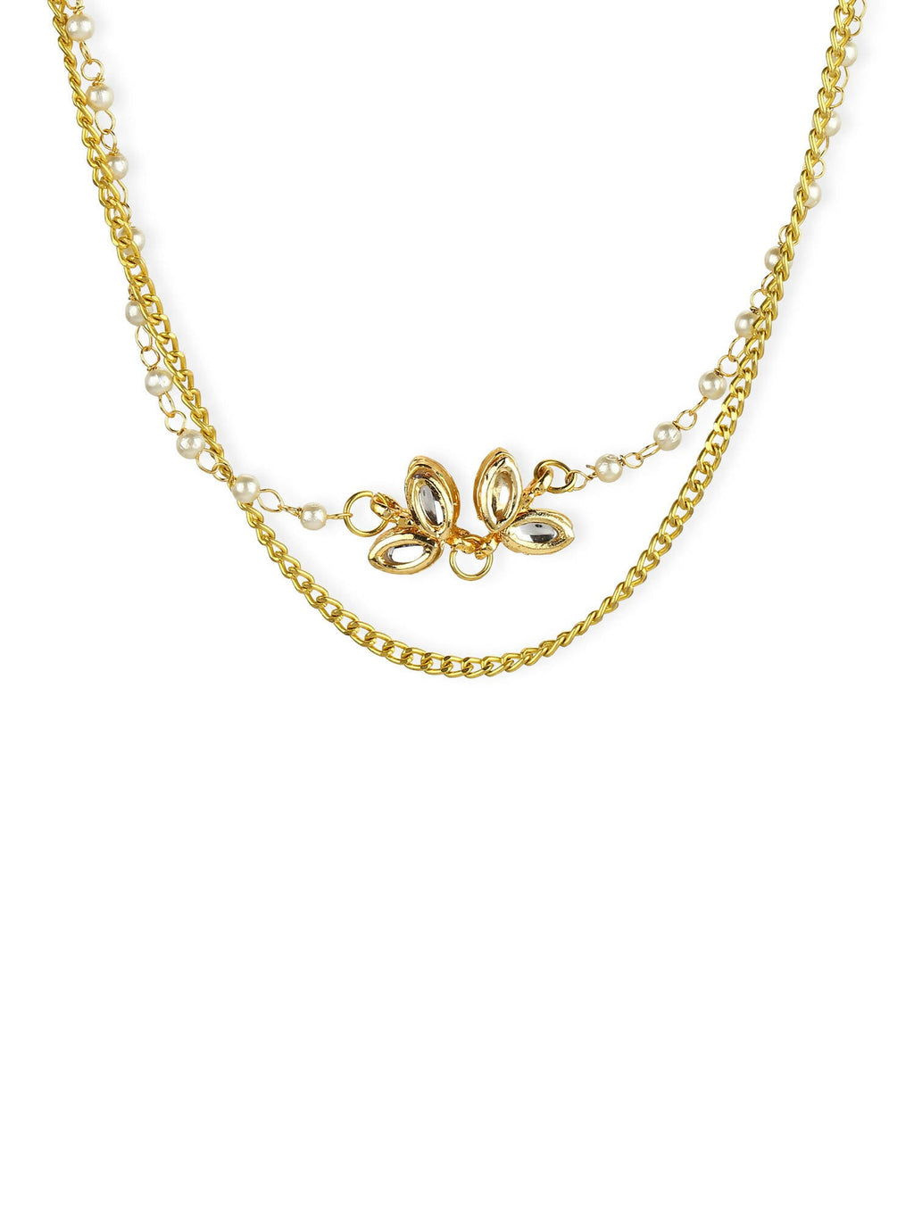 Women's Gold-Polished Chain - Ruby Raang