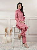 Joban Fashion Women's Rayon Peach Co-Ord Set