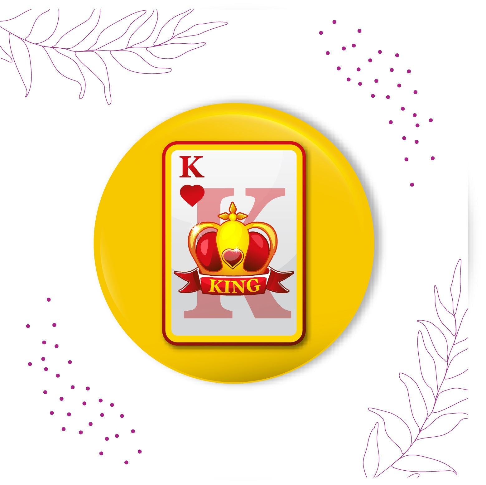 Indianvibez King Bhai Metal Rakhi with Fridge Magnet - Kids Rakhi