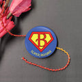 Indianvibez Super Bhabhi Metal Rakhi/Lumba with Fridge Magnet - Kids Rakhi