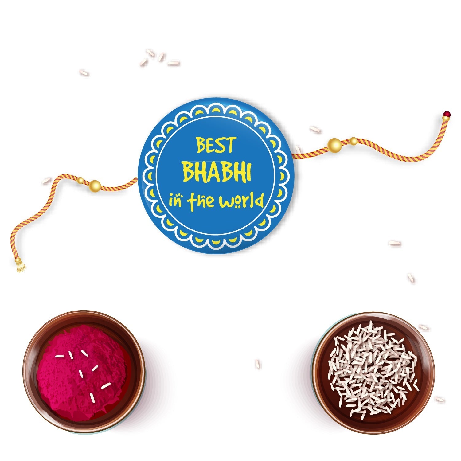 Indianvibez Super Bhaiya Wooden Rakhi, Superman Rakhi for Brother - Kids Rakhi