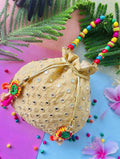 Joban Fashion Potli Bags - Crème