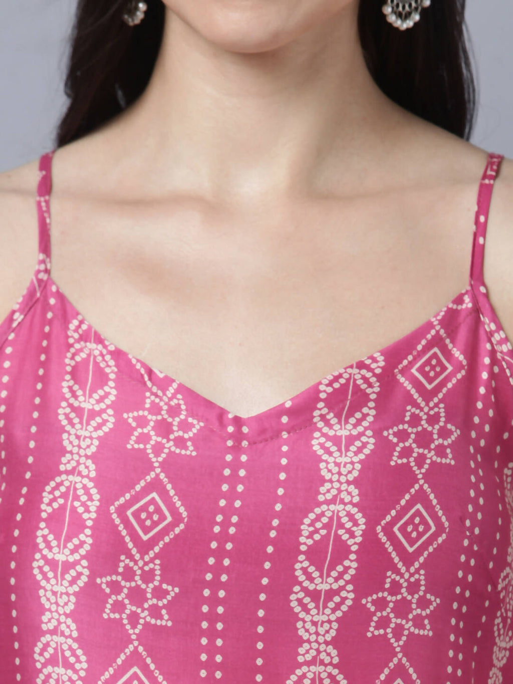 Myshka Stylish Pink Sleeveless Women's Kurta Sharara with Dupatta Set