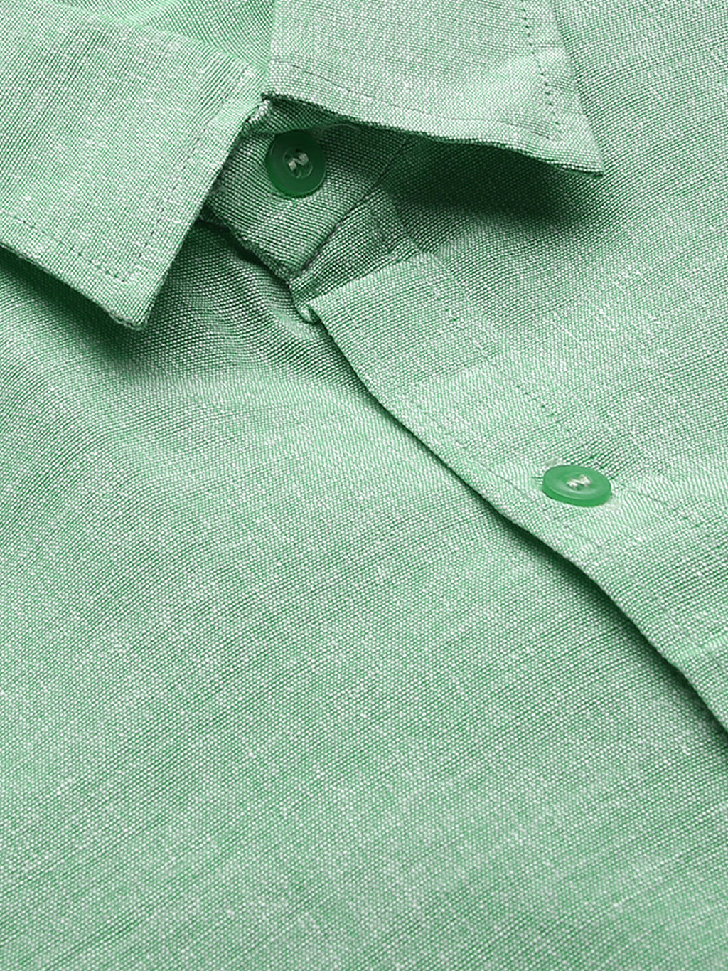 RIAG Green Men's Full Sleeves Solid Shirt
