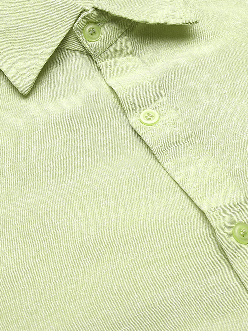 RIAG Green Men's Full Sleeves Solid Shirt