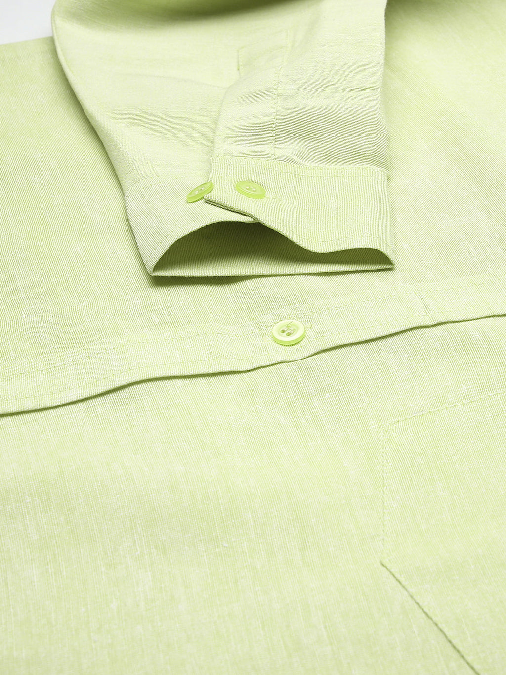 RIAG Green Men's Full Sleeves Solid Shirt