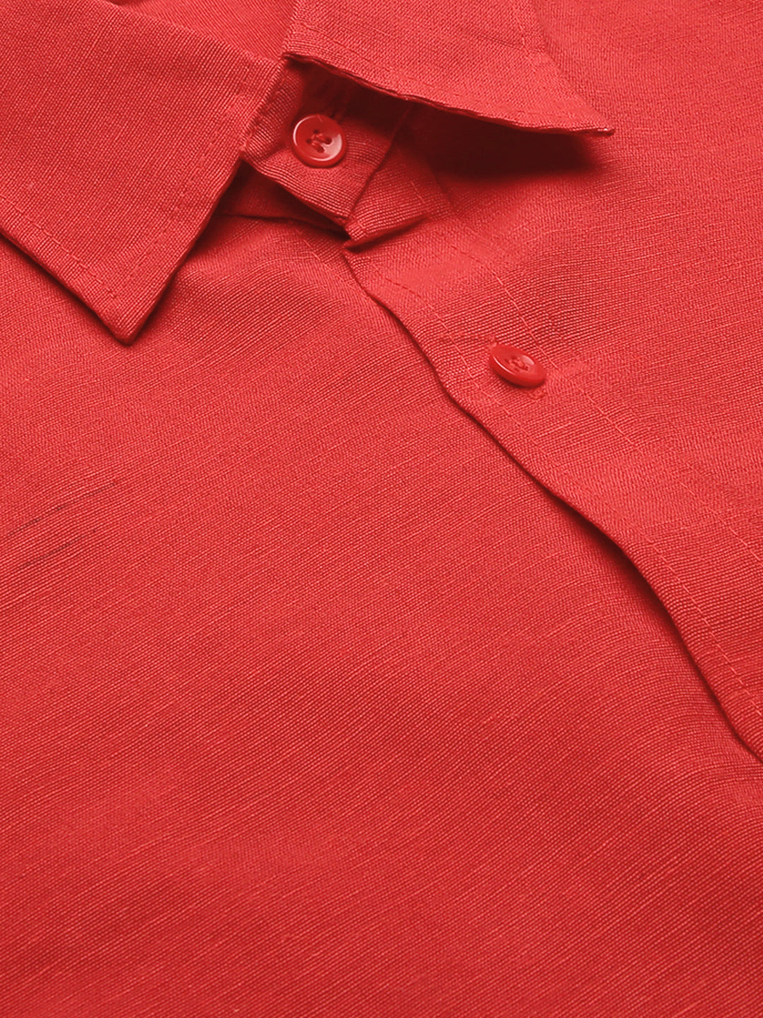 RIAG Red Men's Full Sleeves Solid Shirt