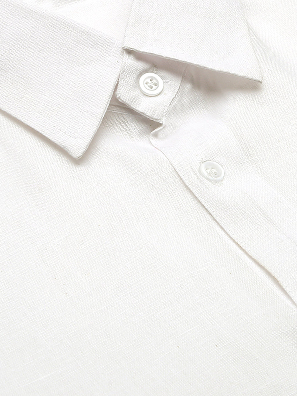 RIAG White Men's Full Sleeves Solid Shirt