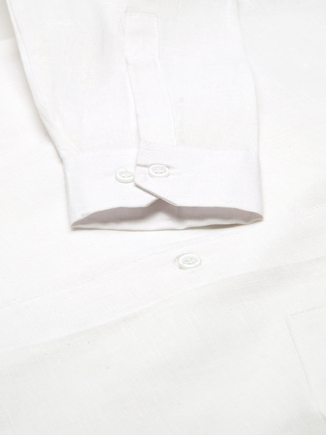 RIAG White Men's Full Sleeves Solid Shirt