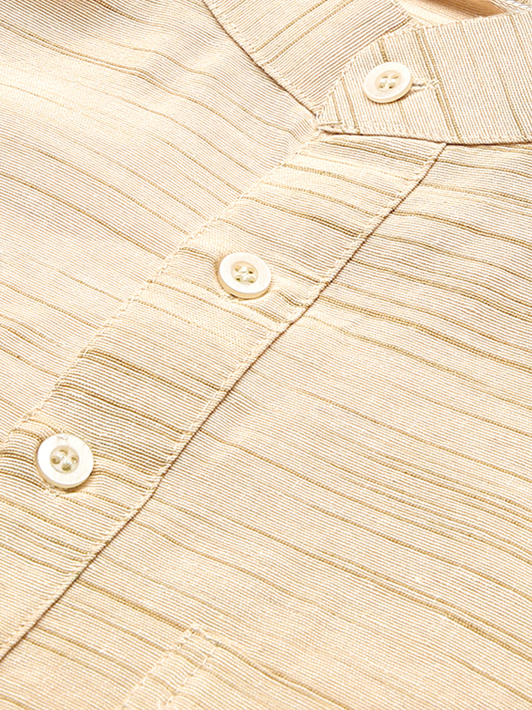 RIAG Men's Beige Cotton Long Ethnic Kurta