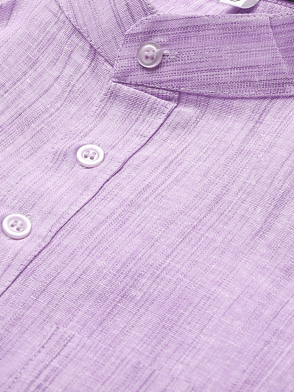 RIAG Men's Purple Cotton Long Ethnic Kurta