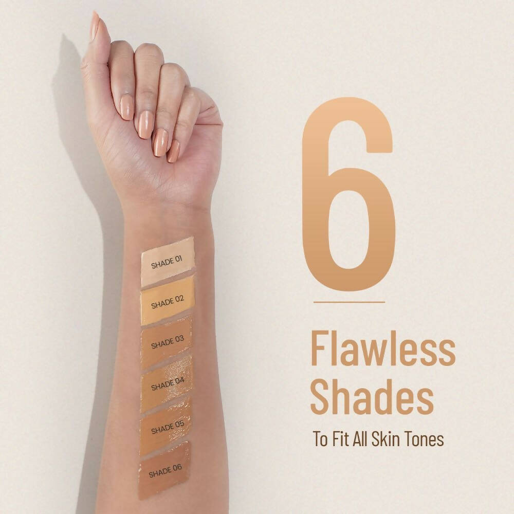 Swiss Beauty Airbrush Finish Full Coverage Foundation - Golden Beige
