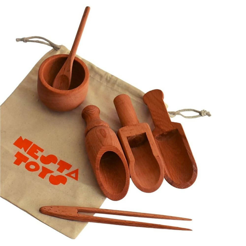 Nesta Toys Sensory Wooden Toys - Beech Wood