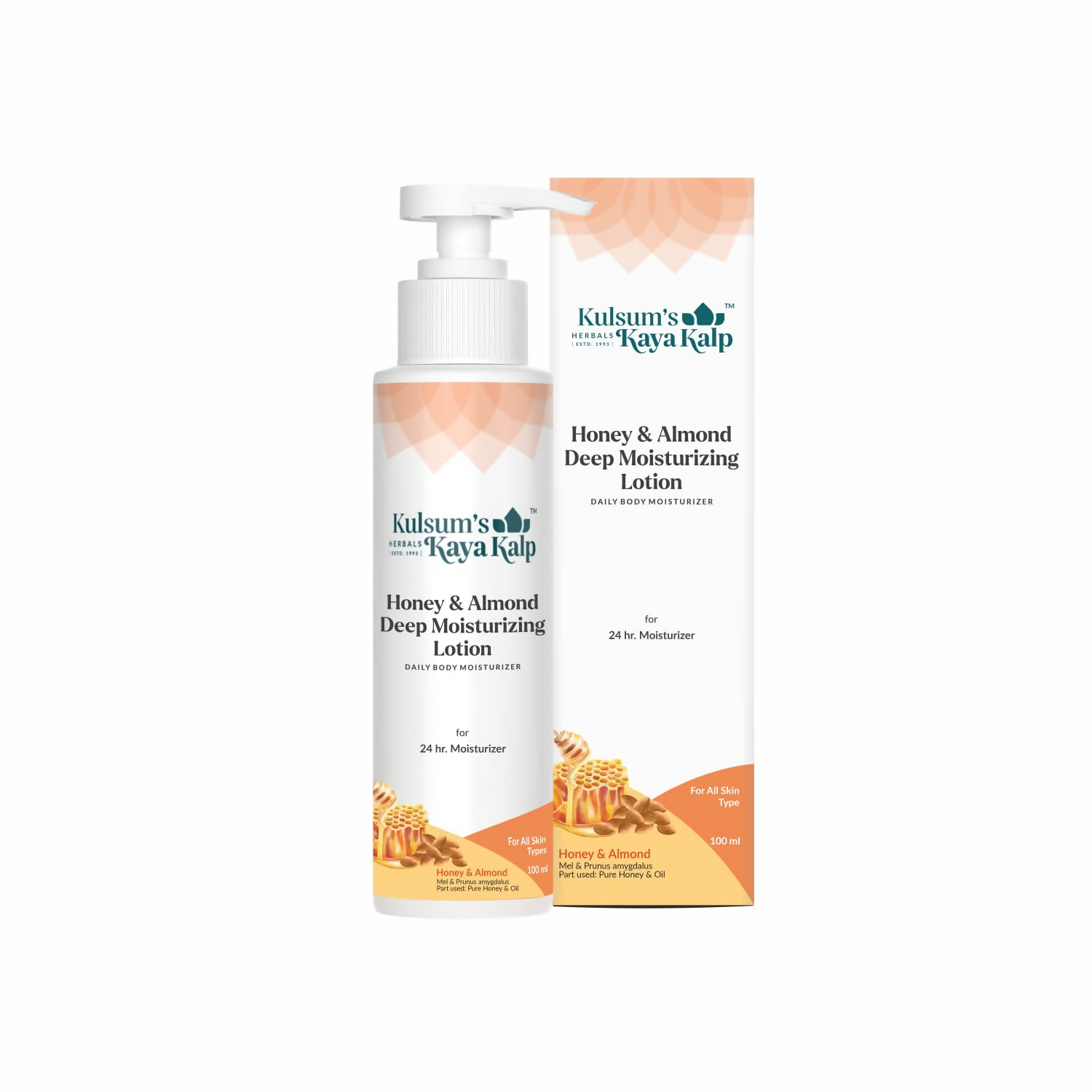 Kulsum's Kaya Kalp Honey & Almond Deep Moisturizing Lotion