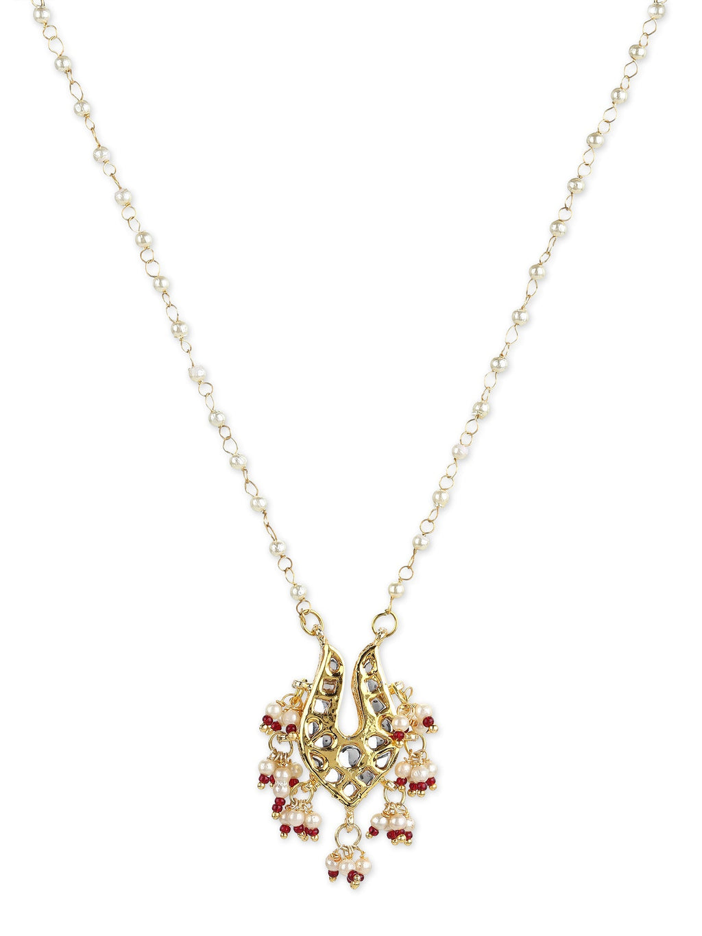 Gold-Polished Brass Necklace - Ruby Raang
