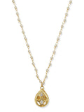 Women's Gold-Polished Chain Necklace - Ruby Raang