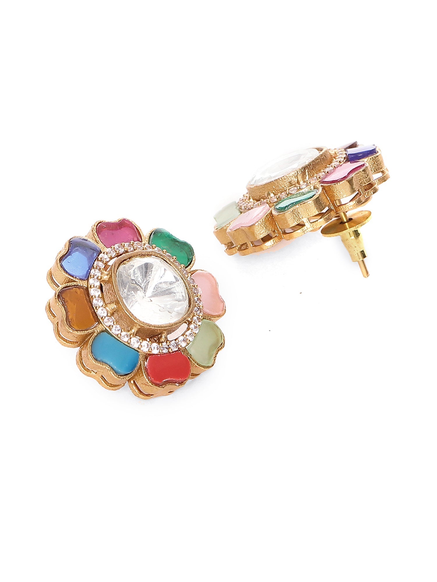 Round Multi Studs - Ruby Raang