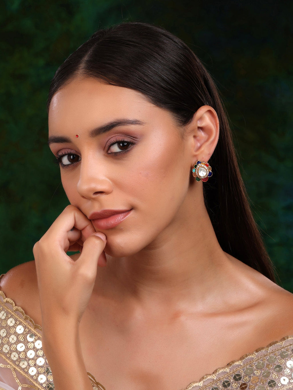 Teardrop Multi Studs - Ruby Raang