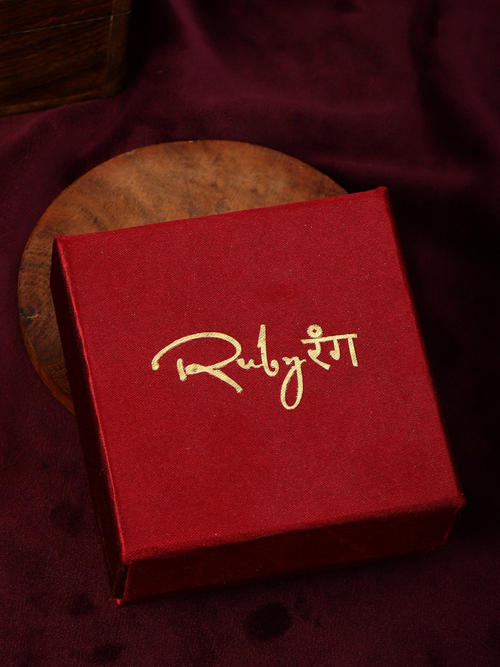 Kundan Maang Tikka with Diamonds - Ruby Raang