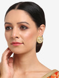 Gold-Toned Contemporary Studs Earrings - Ruby Raang