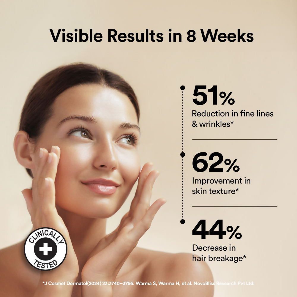 Wellbeing Nutrition Vegan Pro Collagen Hyaluronic Acid Skin & Hair Mixed Berries Flavour