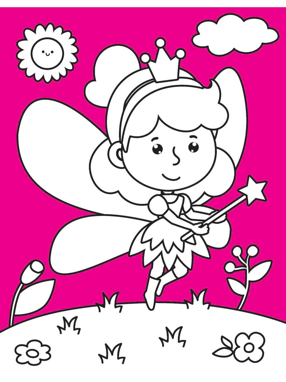 Dreamland Publications Little Fairy Neon Colour and Sticker Dots Book Over 500 Stickers For Kids