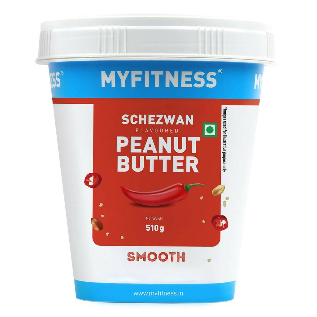 Myfitness Schezwan High Protein Spread & Dip Spicy Smooth Peanut Butter