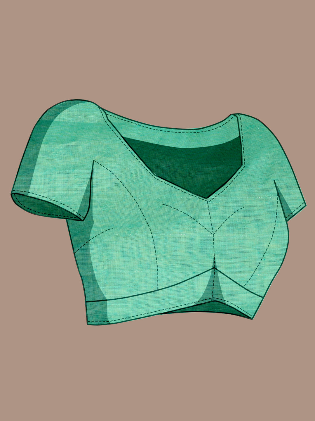 Vedant Vastram Jacquard Work Fancy Bollywood Saree - Seegreen