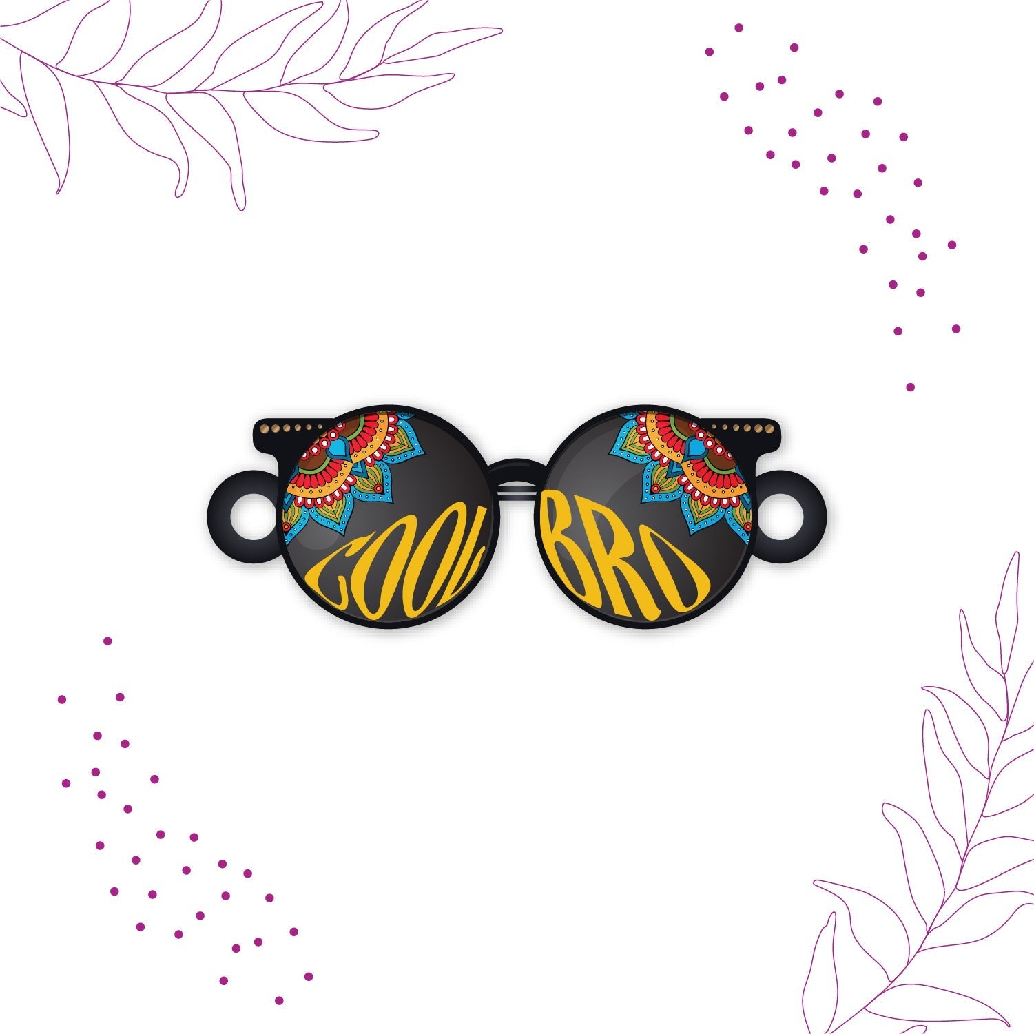Indianvibez Cool Bro Wooden Rakhi with Rudraksha, Trendy Rakhi for Brother, Shop India - Kids Rakhi