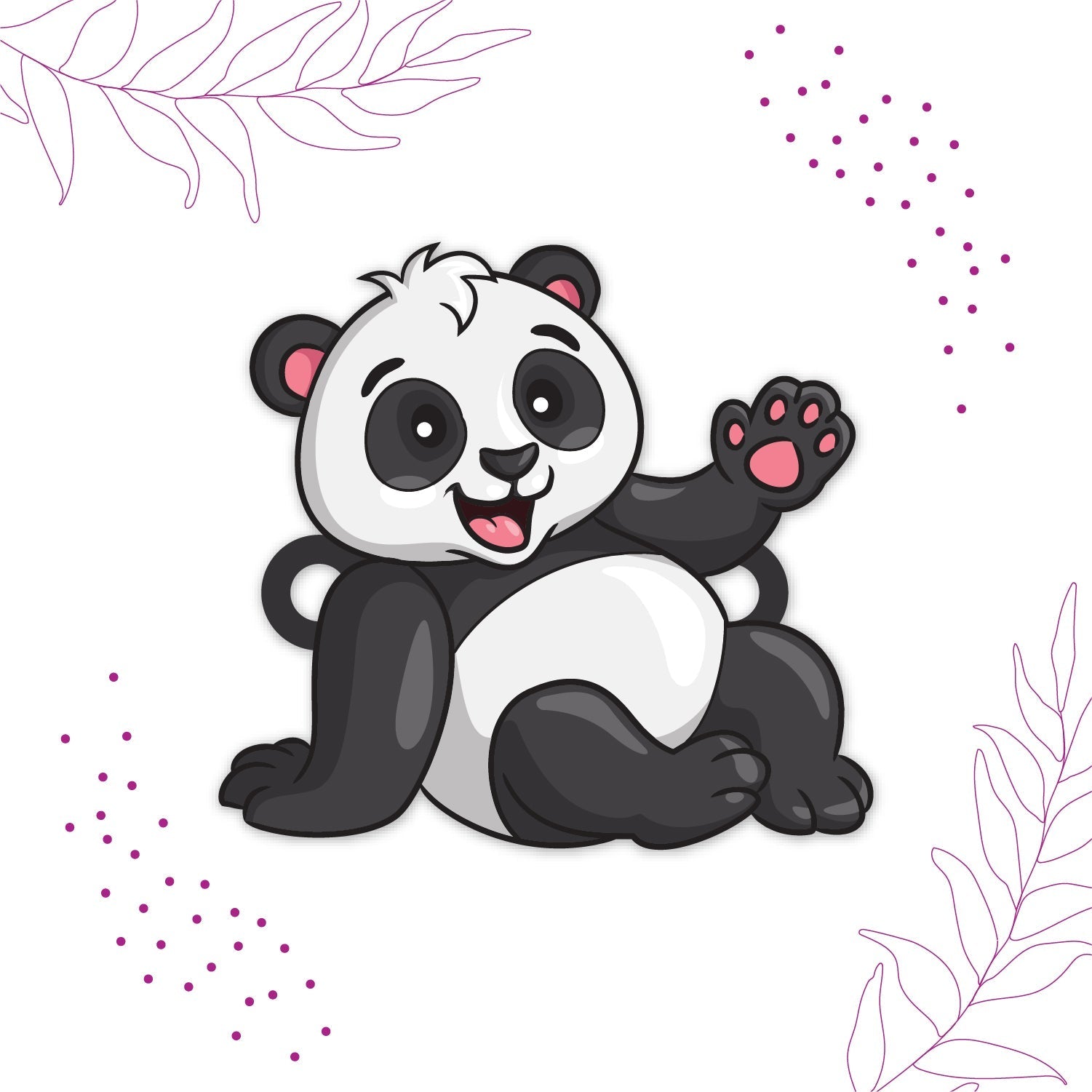 Indianvibez Panda Wooden Rakhi with Rudraksha, Cute Animal Rakhi for Brother, Shop India - Kids Rakhi