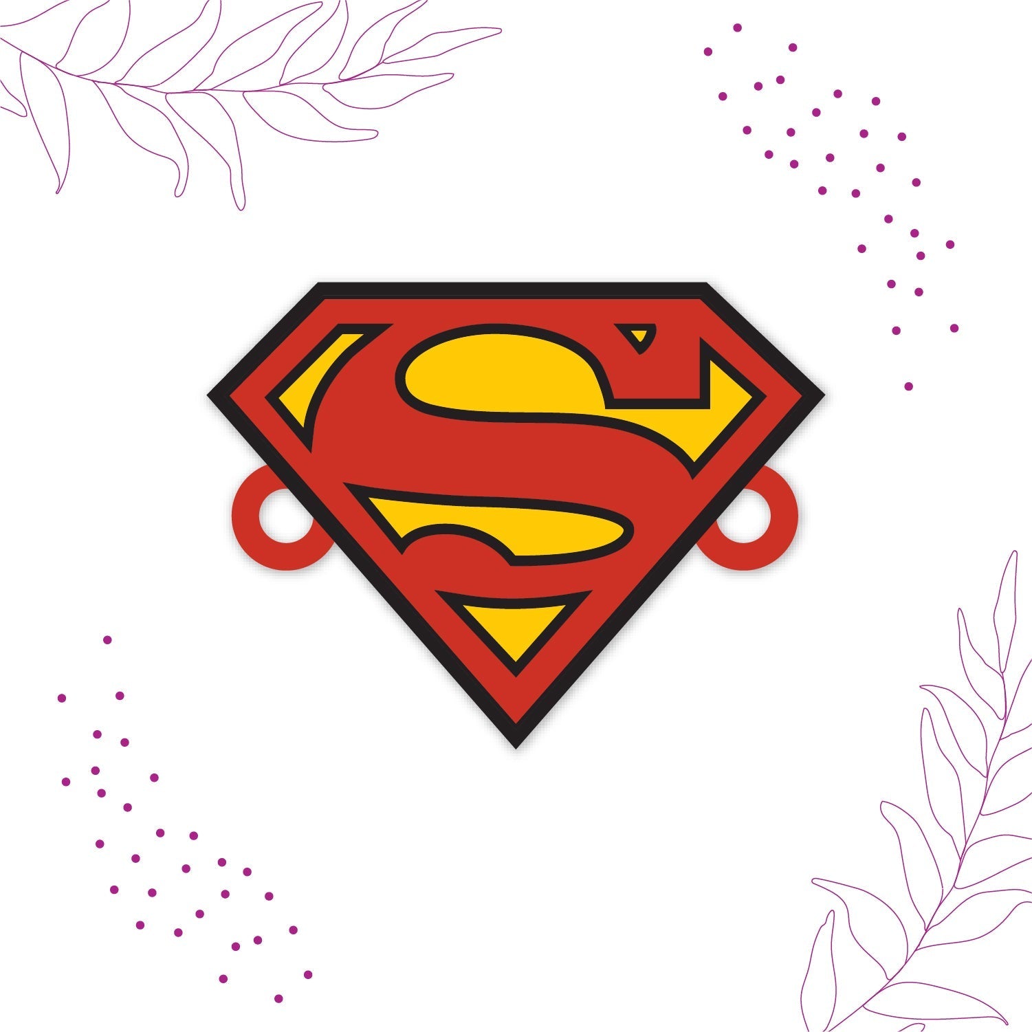 Indianvibez Superman Wooden Rakhi with Rudraksha, Superhero Rakhi for Brother, Shop India - Kids Rakhi