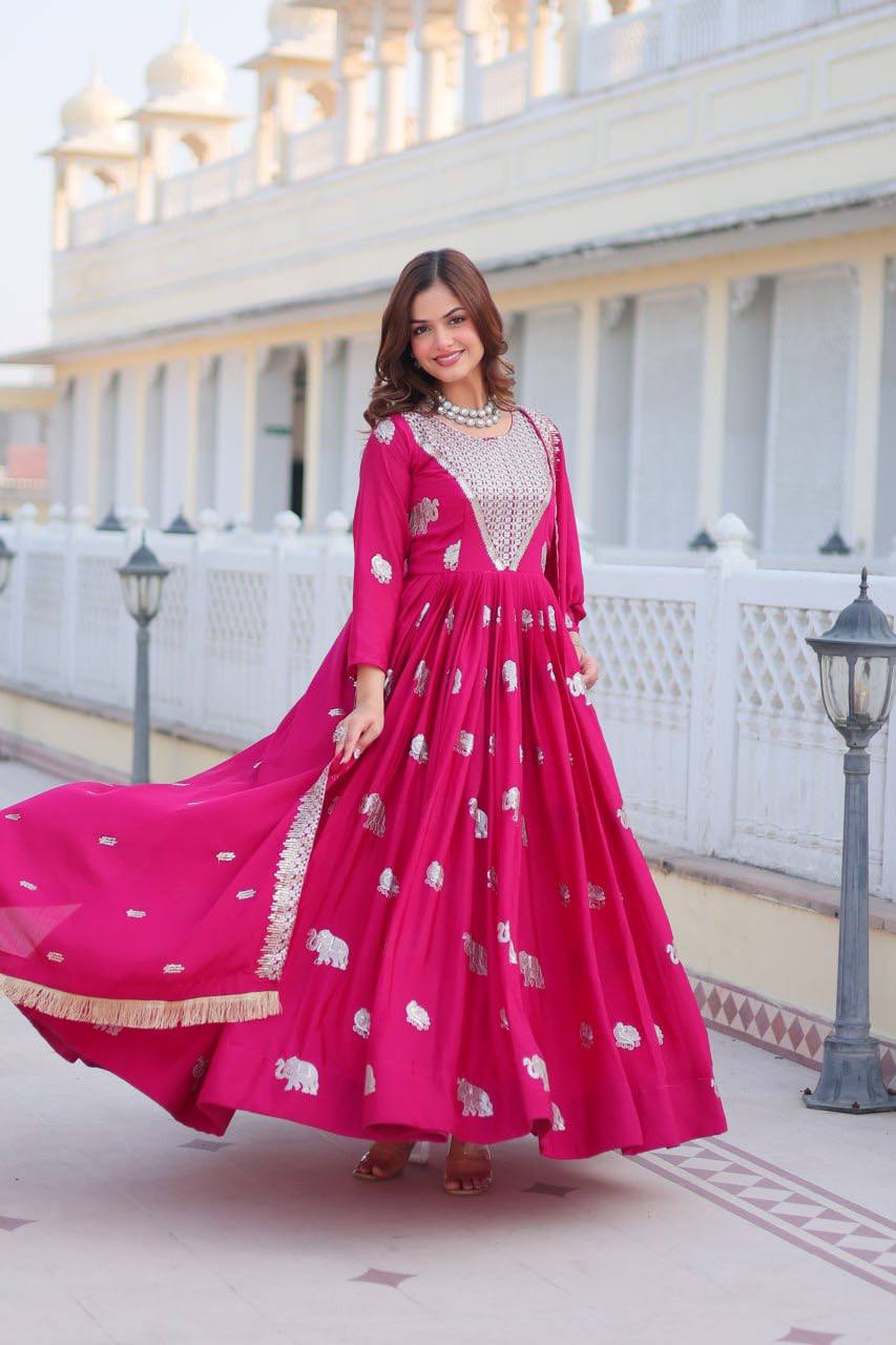 Lehenga Mart Bollywood Style Shrug & Palazzo With choli For Girls & Womens