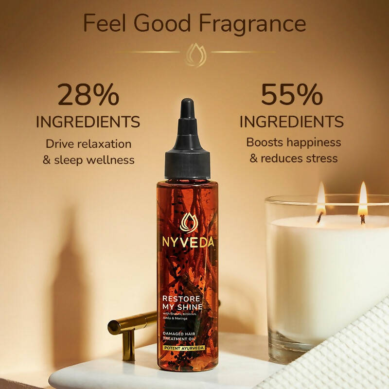 Nyveda Damaged Hair Treatment Oil | Restore My Shine