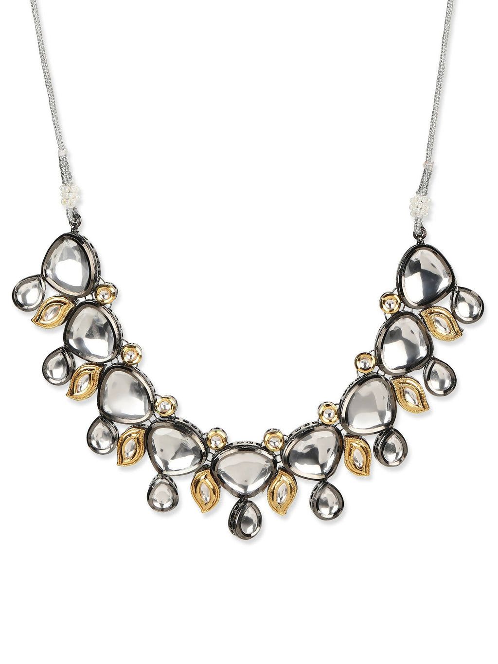 Women's Rhodium-Plated Necklace - Ruby Raang