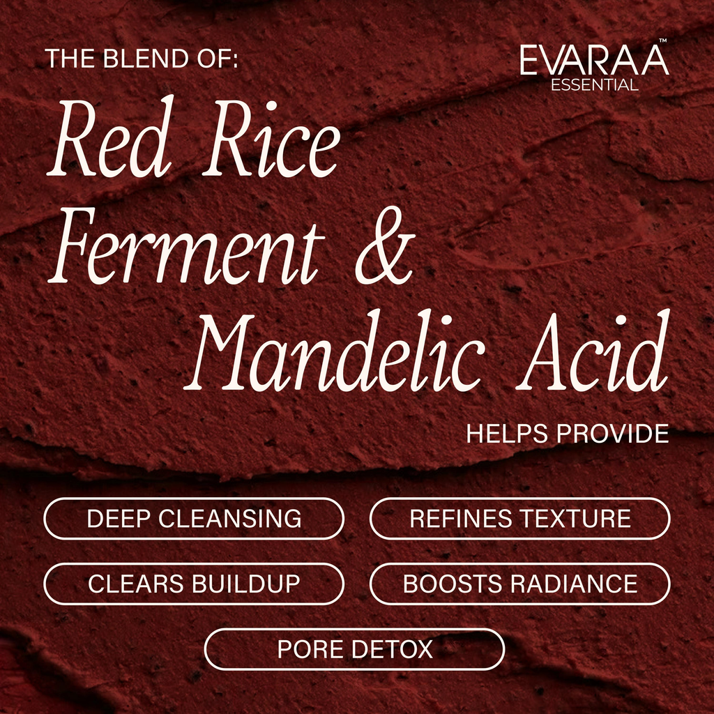 Evaraa Essential Red Rice Scrub