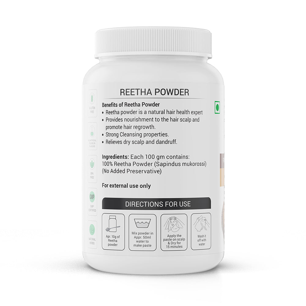 Krishna'S Herbal & Ayurveda Reetha Powder