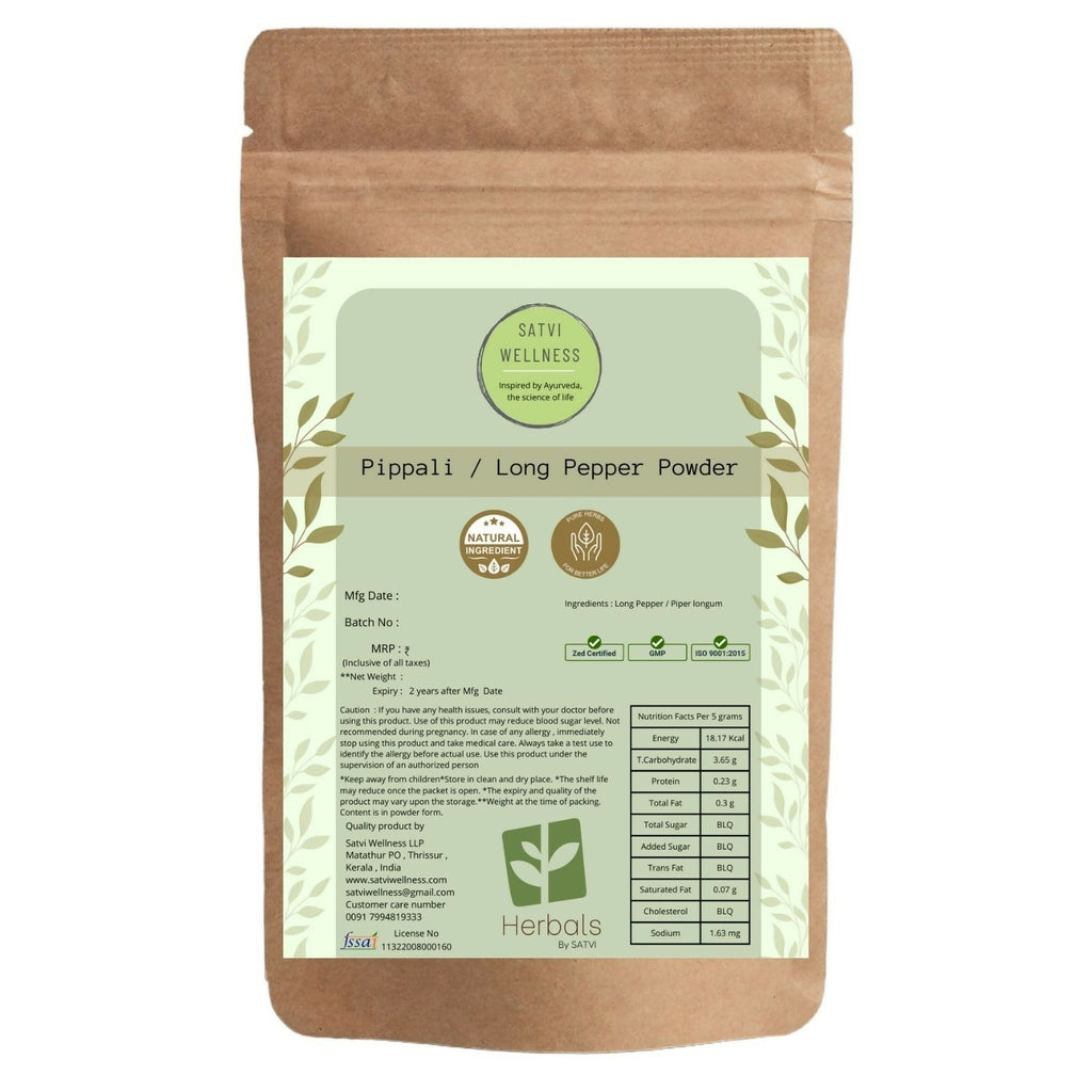 Satvi Wellness Pippali Powder | Kerala Pippali