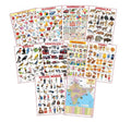 Dreamland Educational Charts - Combo 2 (10 Charts) : Children Early Learning Laminated Chart