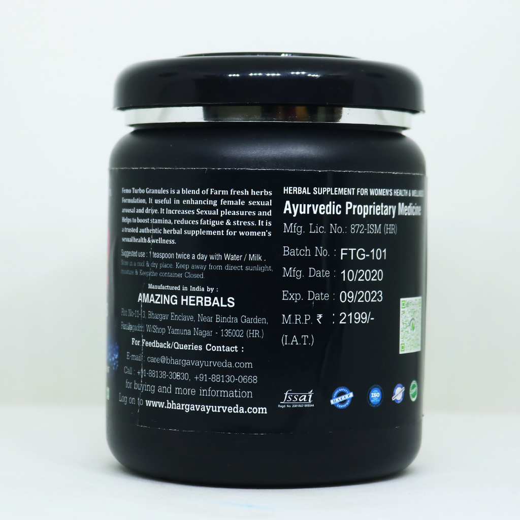 Dr.Bhargav's Femo Turbo Granules Energy Booster