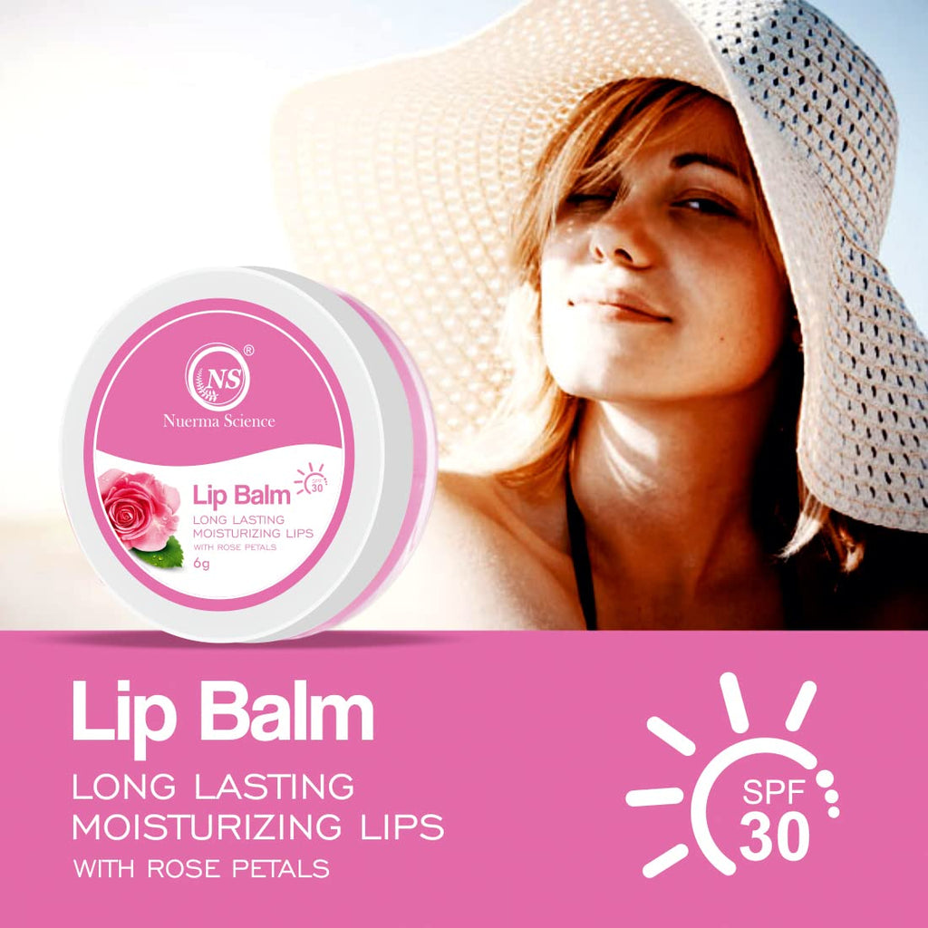 Nuerma Science Rose Petals Lip Balm | Long Lasting Moisturizing Lips
