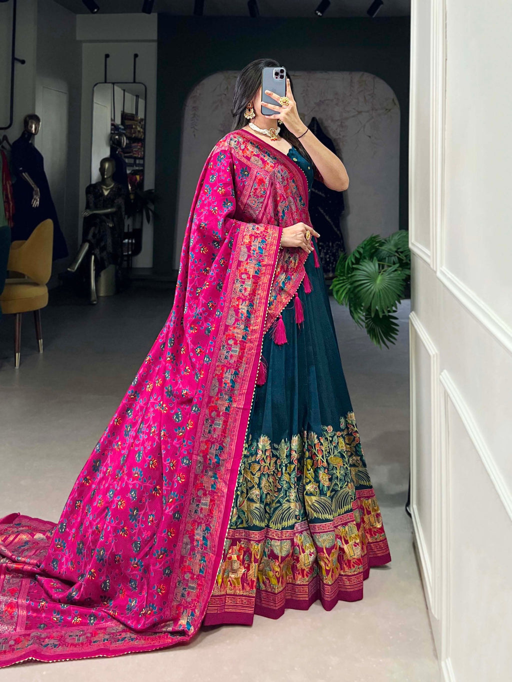 Lehenga Mart Designer Wedding Lehenga Choli For Women - Blue