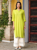 Juniper Green Viscose Rayon Kurta