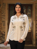 Juniper Women's Rayon Flex Embroidered Women's Shirt
