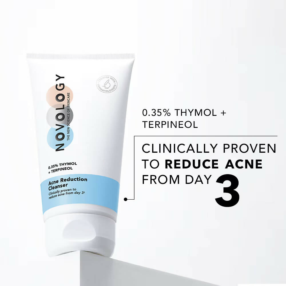 Novology Acne Reduction Cleanser With 0.35% Thymol + Terpineol