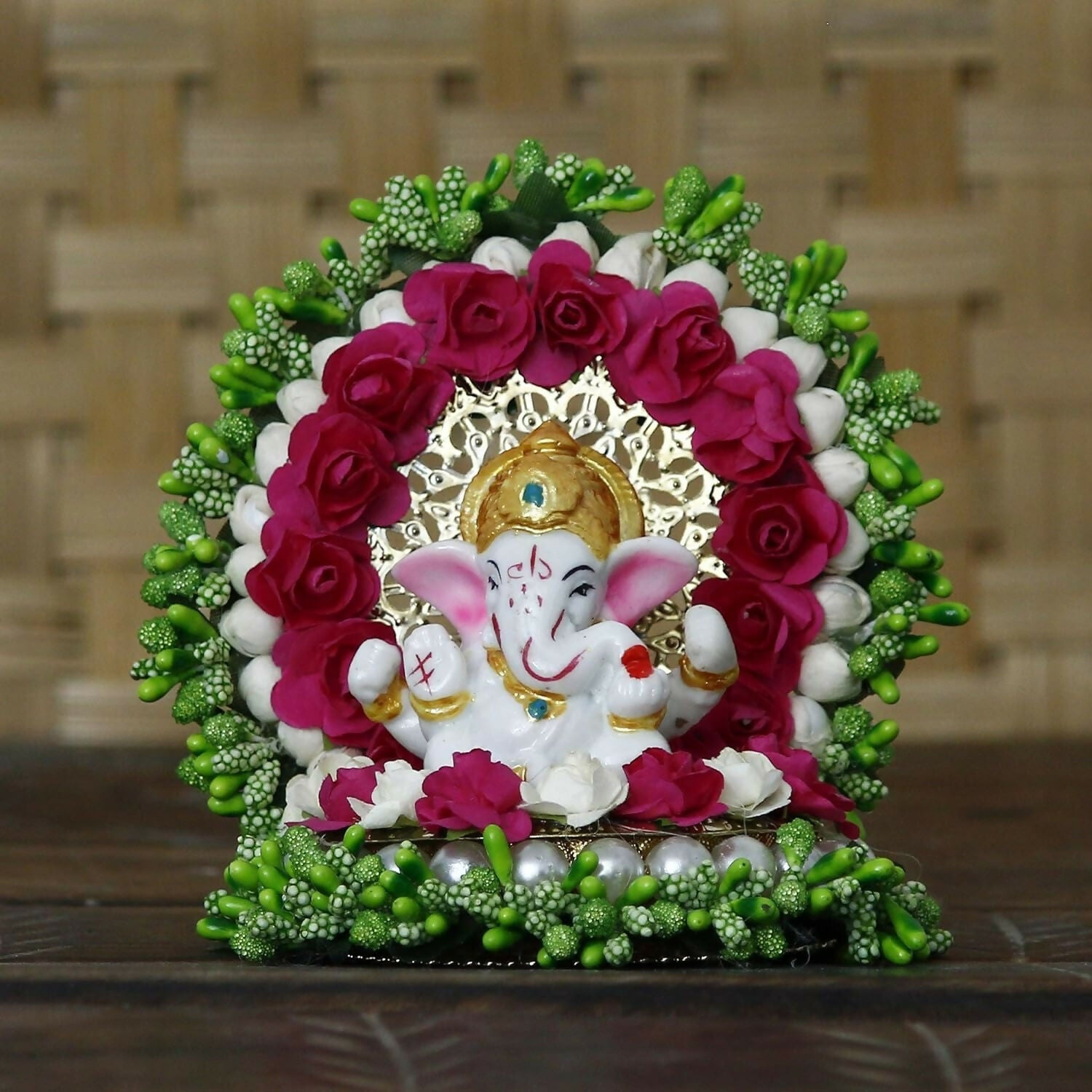 eCraftIndia Polyresin Lord Ganesha Idol