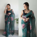Vamsee Rency Rama Organza Saree